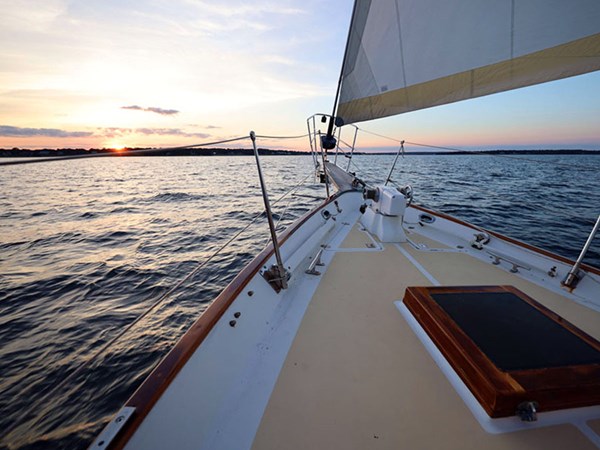 Foredeck at Sunset