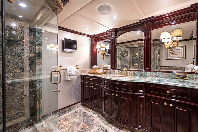 Master His and Her Bath