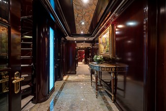 Stairs to Pilothouse & Skylounge