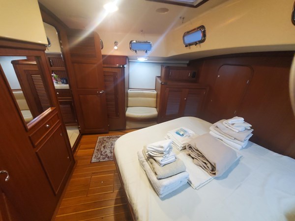 LadyM Aft stateroom facing starboard