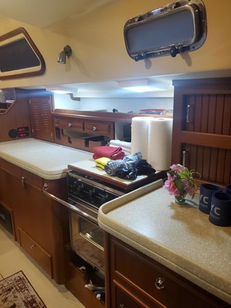 LadyM galley starboard