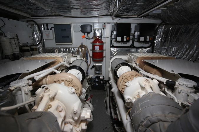 Princess 62 Engine Room
