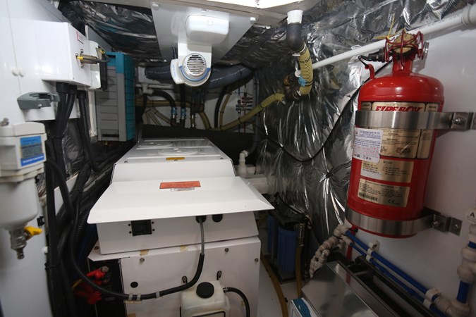 Princess 62 Engine Room