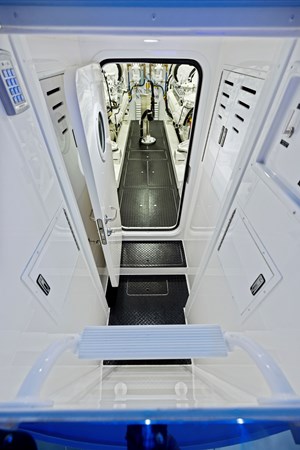 2023 Viking 80 Convertible - Zatara - Engine Room