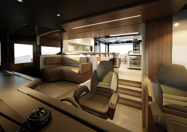 Tribale 95 pilot house