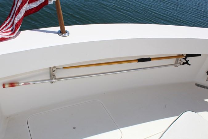 Transom gaff racks