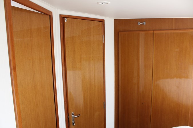 Teak doors and lockers
