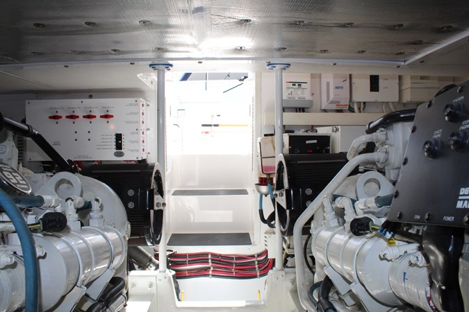 Engine room looking aft