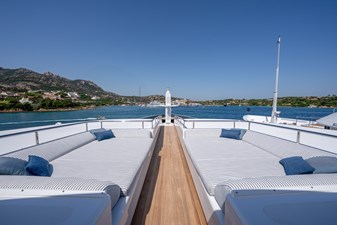 Loon 221' Skylounge Foredeck Master Stateroom's Office/Lounge