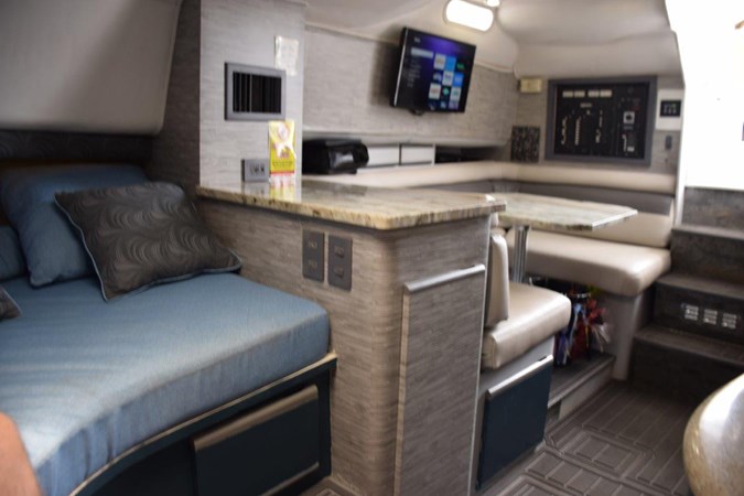 Starboard side cabin, aft view