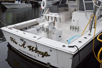 Dockside view of cockpit