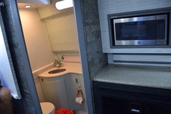 Head doorway aft to port side