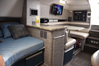 Starboard side cabin, aft view