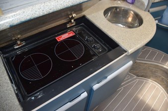 Princess electric stove under countertop