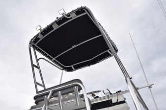 LED spreader lights, open side of tower