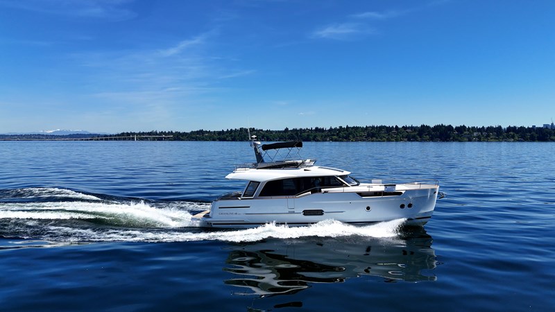 Greenline 48 Fly Hybrid Powered Yacht by Ocean Pacific Yachts