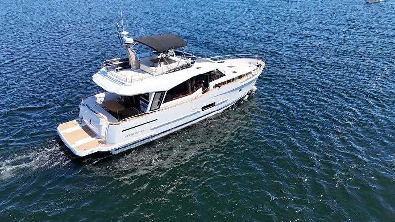 Greenline 48 Fly Hybrid Powered Yacht by Ocean Pacific Yachts