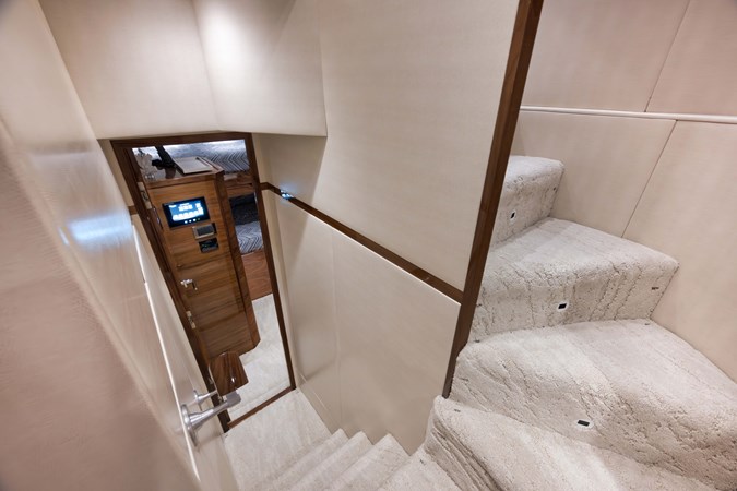 2024 Viking 68 Convertible- GYS TRADE- Companionway to Crew Qtrs