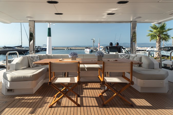 Tamusia main deck aft relaxing area
