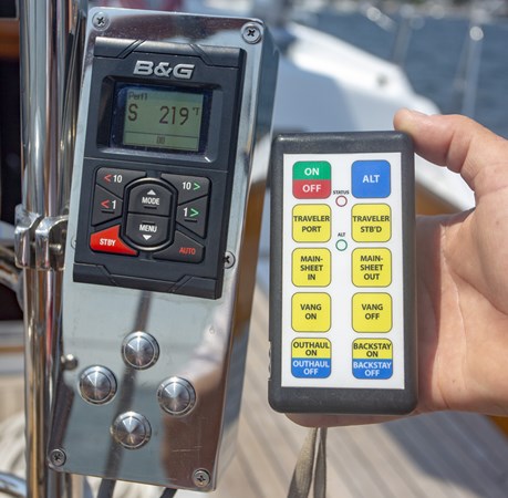 Remote Wireles and Helm Controls for Mainsheet in/out and Traveler