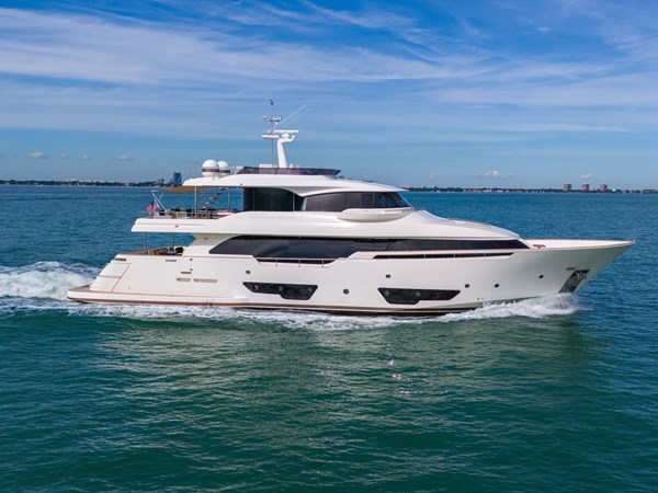 92' Ferretti Custom Yacht 'Davinci' _ Drone-2