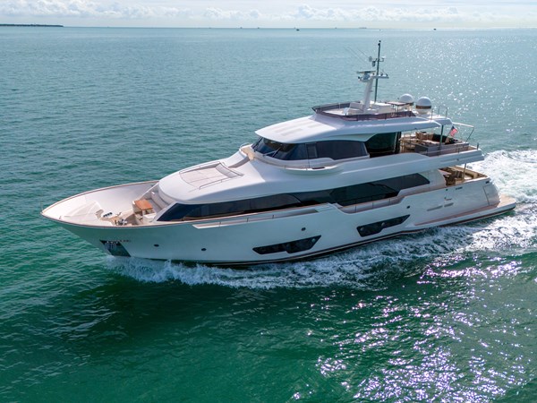 92' Ferretti Custom Yacht 'Davinci' _ Drone-6