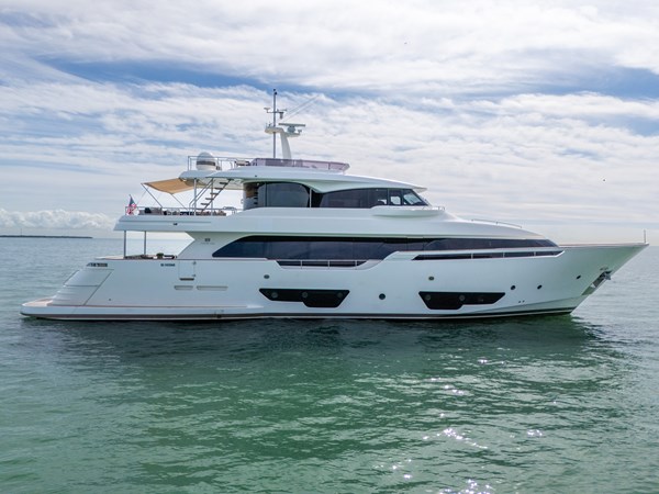 92' Ferretti Custom Yacht 'Davinci' _ Drone-19