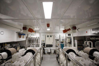 engine room riva MTU