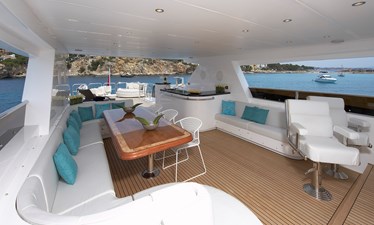 Flybridge looking aft