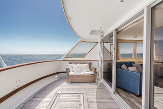 Spacious Aft Deck looking to Port