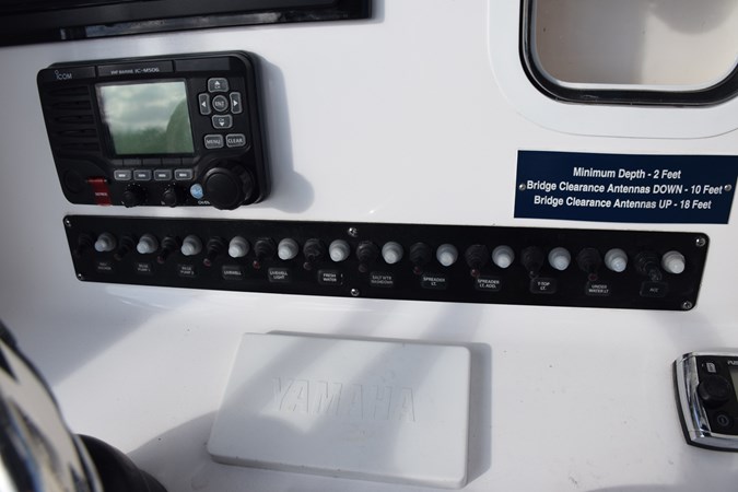 Icom VHF, Switch Panel, Glove Box