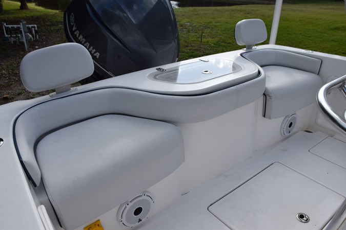 Rear Molded Seats and Transom Livewell