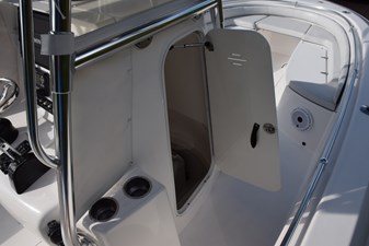 Side Opening Door to Under Console
