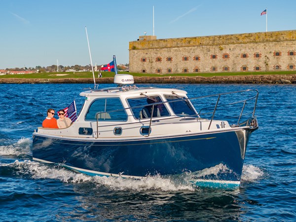 Cruising off Newport