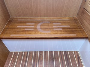 Custom Step over Trash Bin