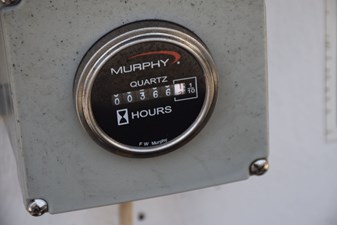 Starboard hour meter was replaced