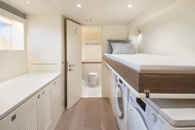 Horizon FD90 Hull 34 multi-use landery room with pullman and ensuite.