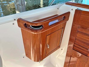 LUNA, 2013 Hunt Yachts Harrier 36: Companion Console w Cubby
