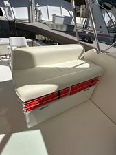 LUNA, 2013 Hunt Yachts Harrier 36: Raised Double Settee w Lifejackets