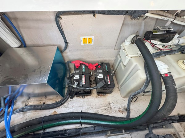 Batteries, Holding Tank, Fresh Water Tank