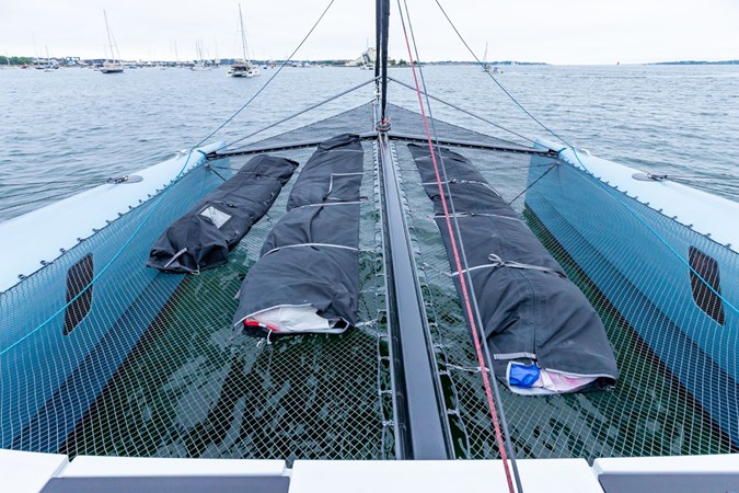 MOONWAVE, 2012 Gunboat 60: Trampoline