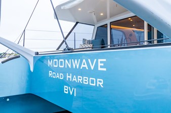 MOONWAVE, 2012 Gunboat 60: Transom
