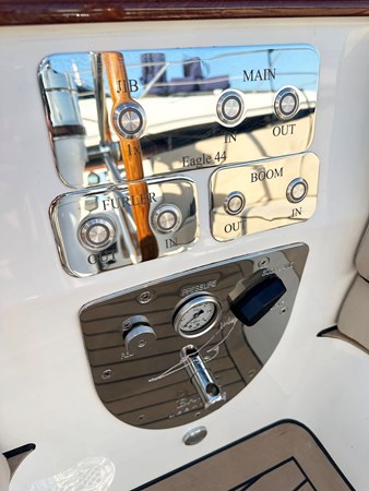 WELCOME: 2024 Leonardo Eagle 44 Controls Starboard Cockpit