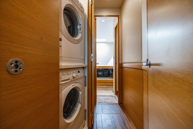 Washer/Dryer in Companionway Closet