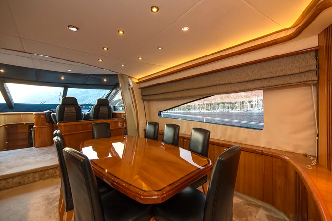 Sunseeker 82Y Basya Nicoli Main Salon Dining
