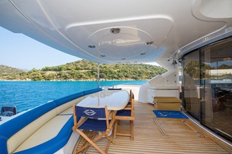 Sunseeker 82Y Basya Nicoli Aft Deck