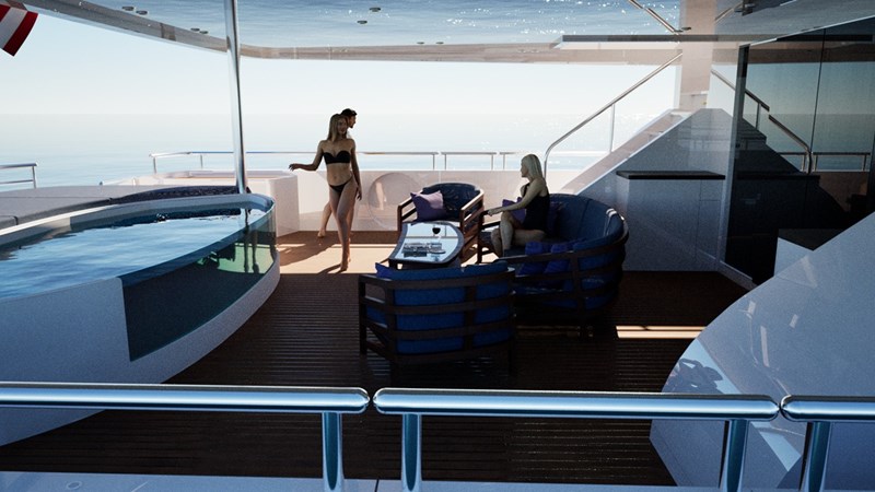 Aft Deck artist's rendering