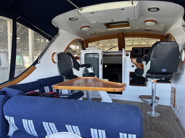 Cockpit looking forward