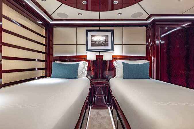 Guest Stateroom Port Forward (Twin Beds plus Pullman)