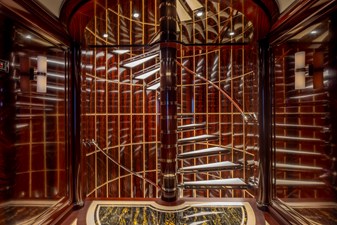 Stairwell to Lower Deck Atrium